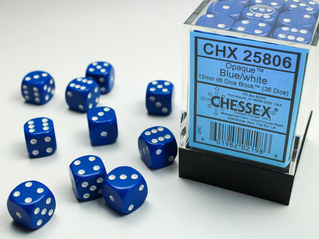 Chessex Solid Color 12mm Mini D6 Dice