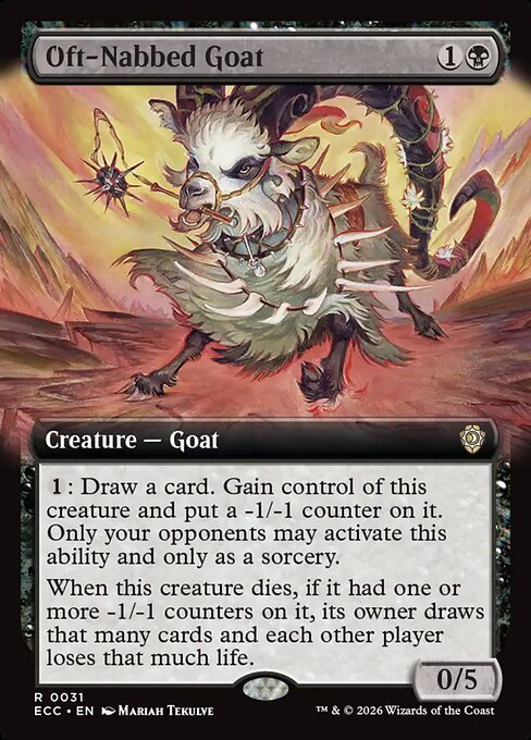 Oft-Nabbed Goat