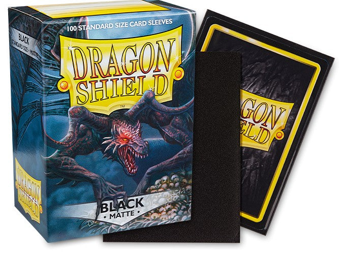 Dragon Shield Sleeves Standard Matte - Black 100CT