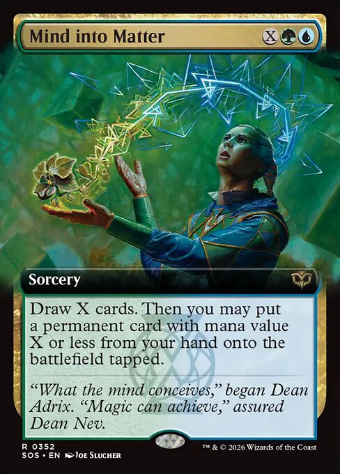 Mind into Matter
