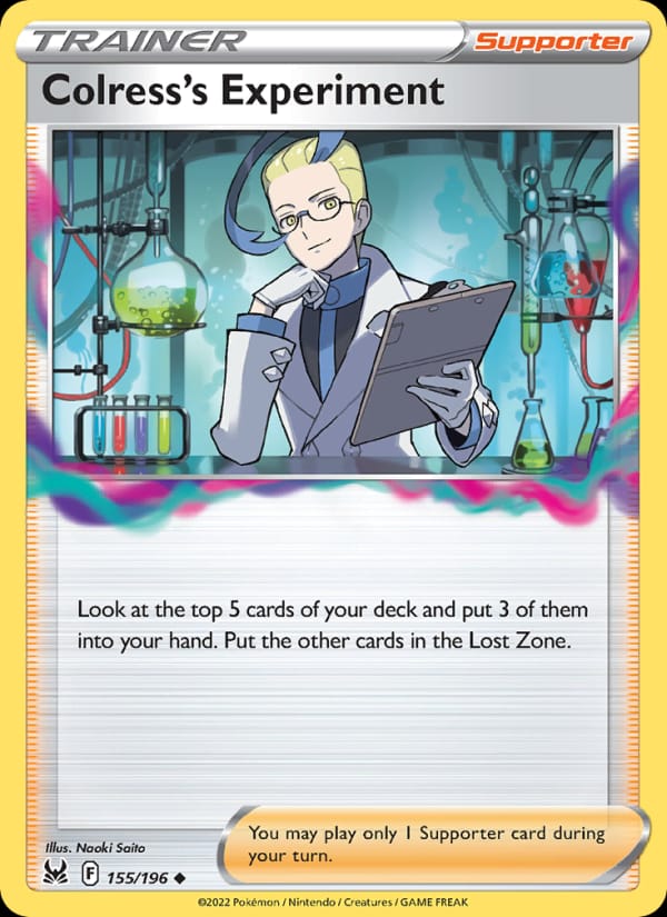 Colress's Experiment - SWSH11: Lost Origin #155/196 - Reverse Holo