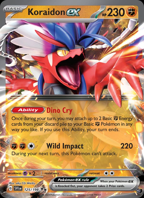 Koraidon ex - 125/198