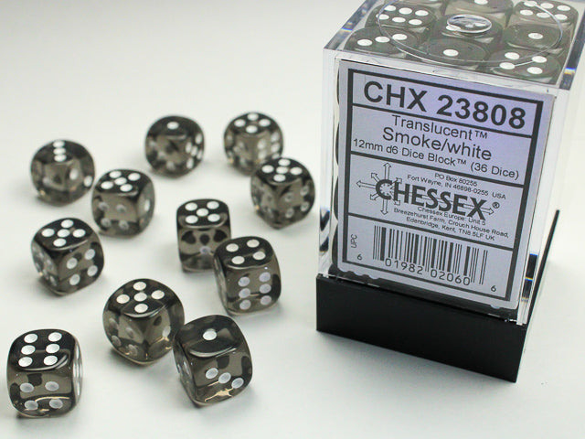 Chessex Translucent 12mm Mini D6 Dice