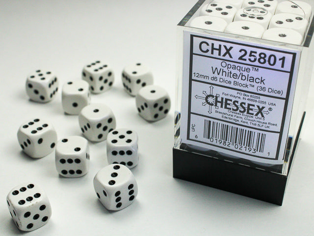 Chessex Solid Color 12mm Mini D6 Dice