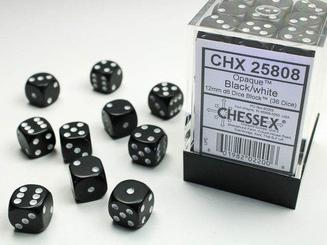 Chessex Solid Color 12mm Mini D6 Dice