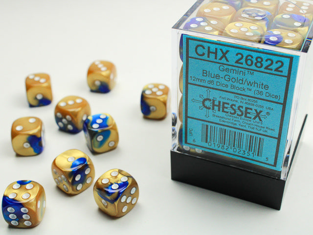 Chessex Dual Color 12mm Mini D6 Dice