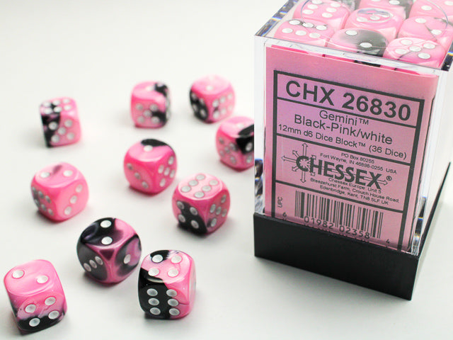 Chessex Dual Color 12mm Mini D6 Dice