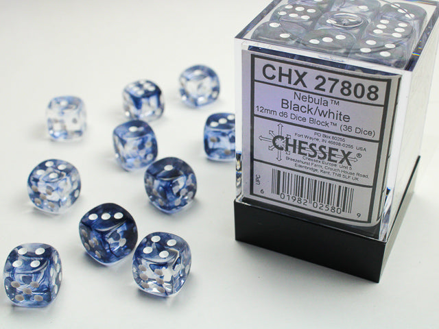 Chessex Dual Color Translucent 12mm Mini D6 Dice