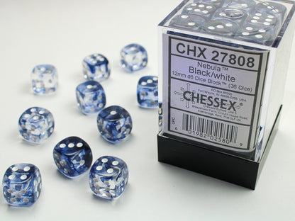 Chessex Dual Color Translucent 12mm Mini D6 Dice