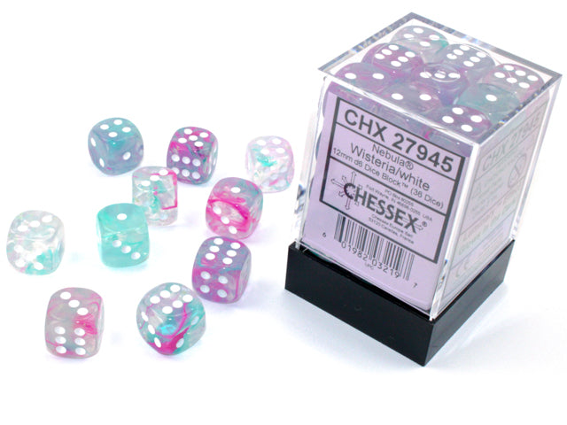 Chessex Dual Color Translucent 12mm Mini D6 Dice
