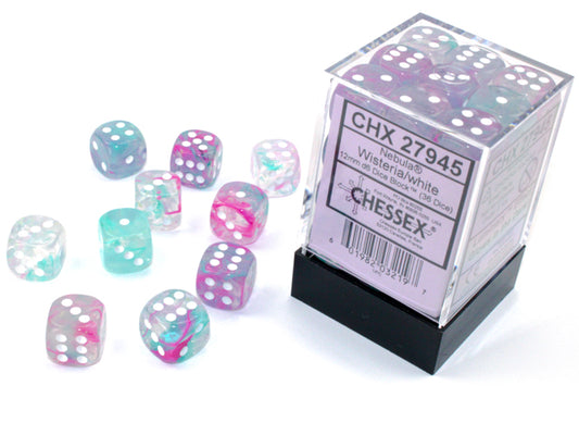 Chessex Dual Color Translucent 12mm Mini D6 Dice