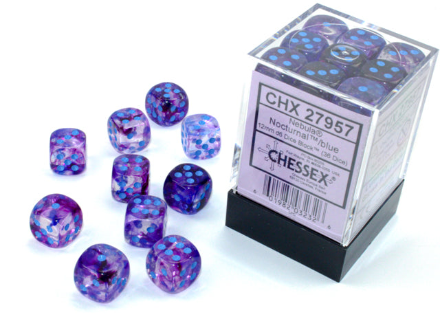 Chessex Dual Color Translucent 12mm Mini D6 Dice