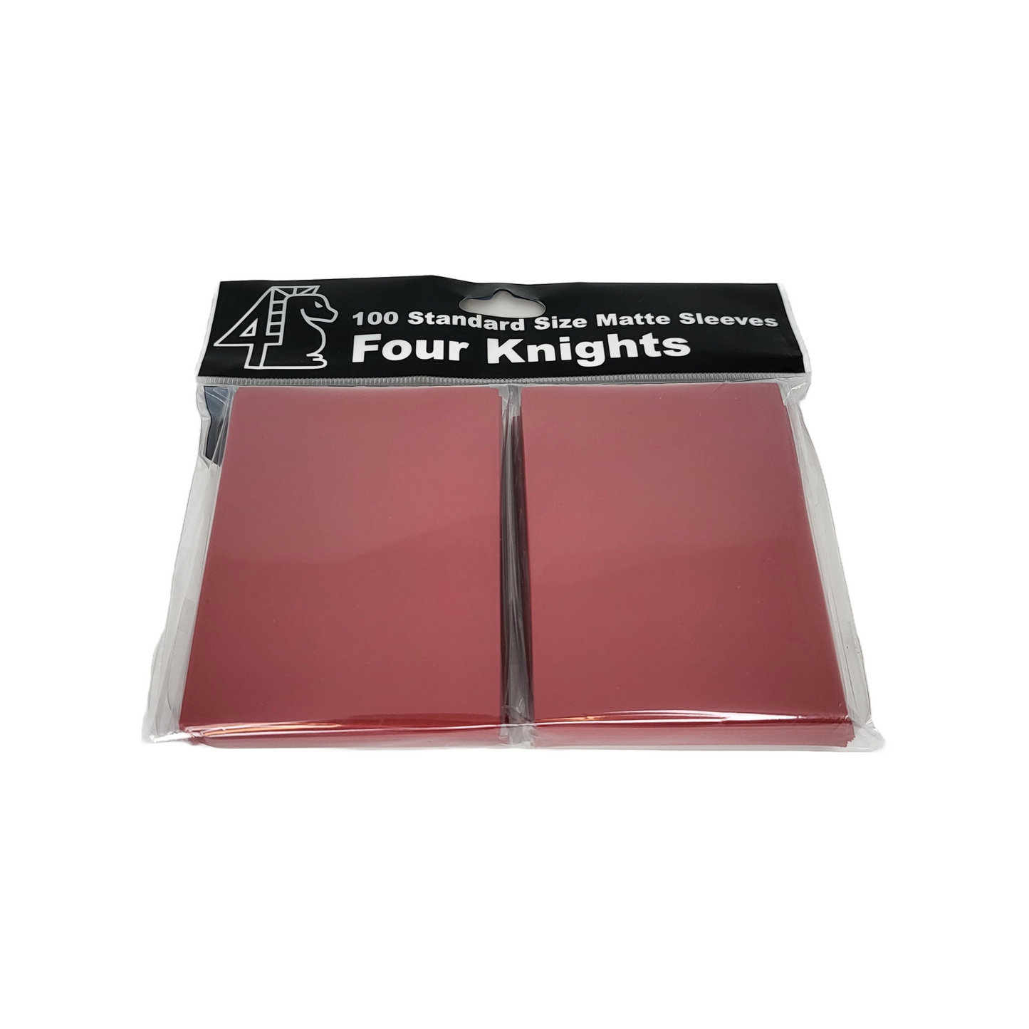 Four Knights Sleeves Standard Matte - Red 100CT