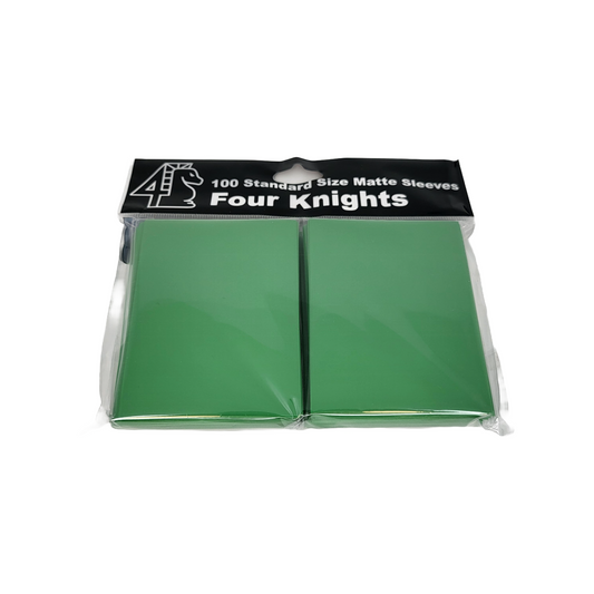 Four Knights Sleeves Standard Matte - Green 100CT