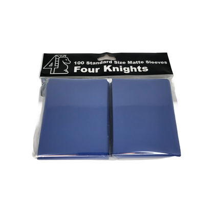 Four Knights Sleeves Standard Matte - Blue 100CT