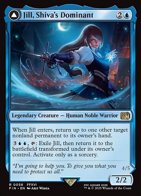 Jill, Shiva's Dominant // Shiva, Warden of Ice