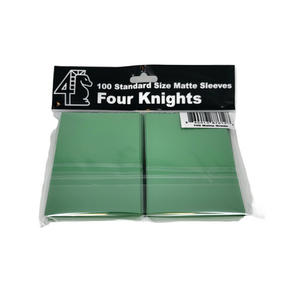 Four Knights Sleeves Standard Matte - Green 100CT