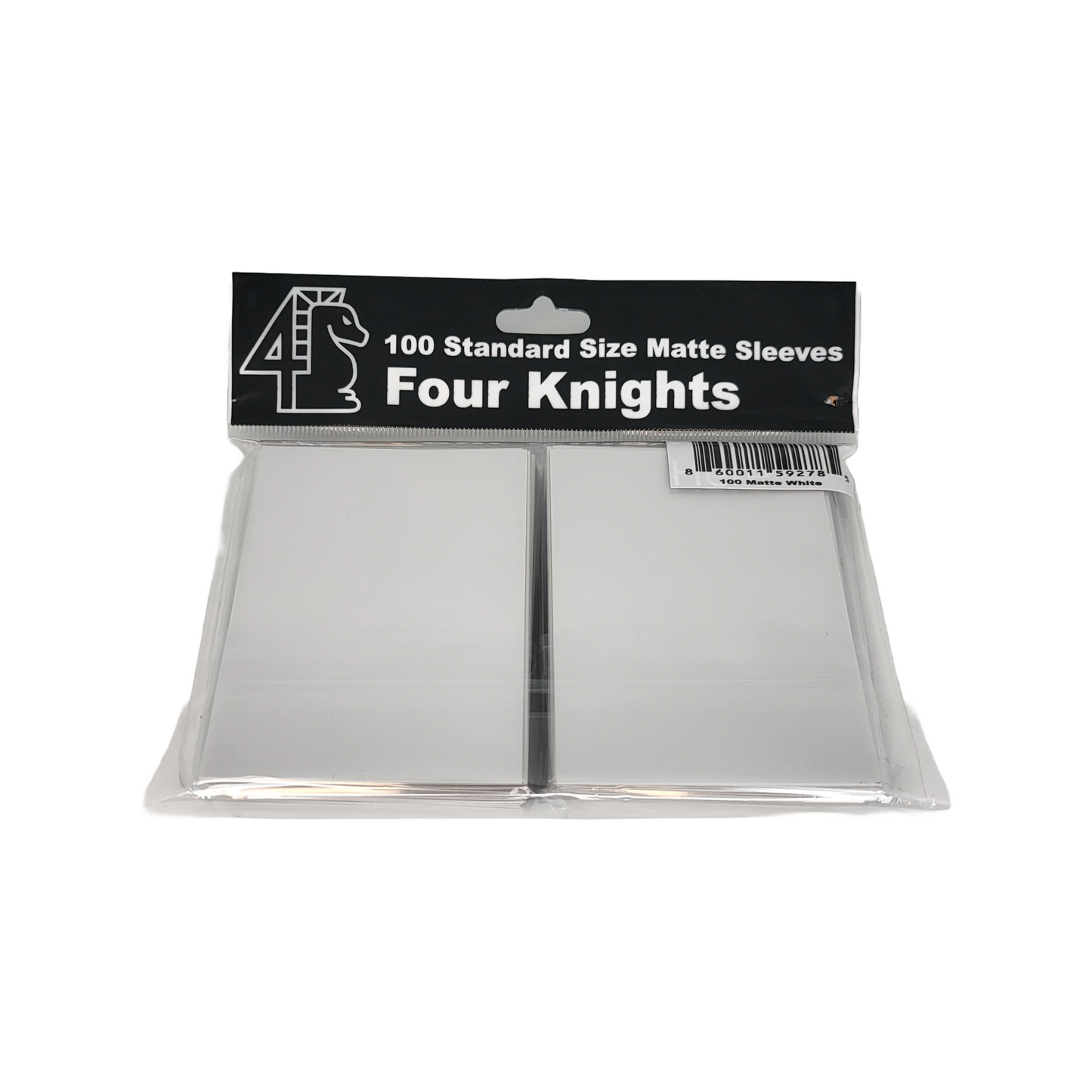 Four Knights Sleeves Standard Matte - White 100CT