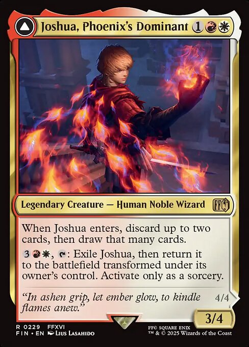 Joshua, Phoenix's Dominant // Phoenix, Warden of Fire
