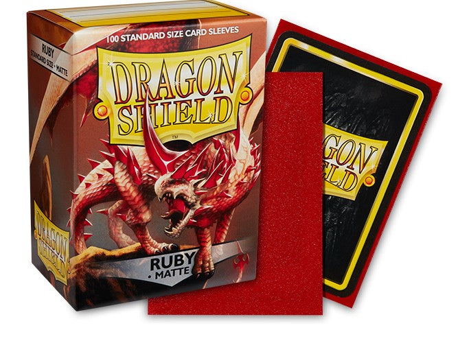 Dragon Shield Sleeves Standard Matte - Ruby Red 100CT