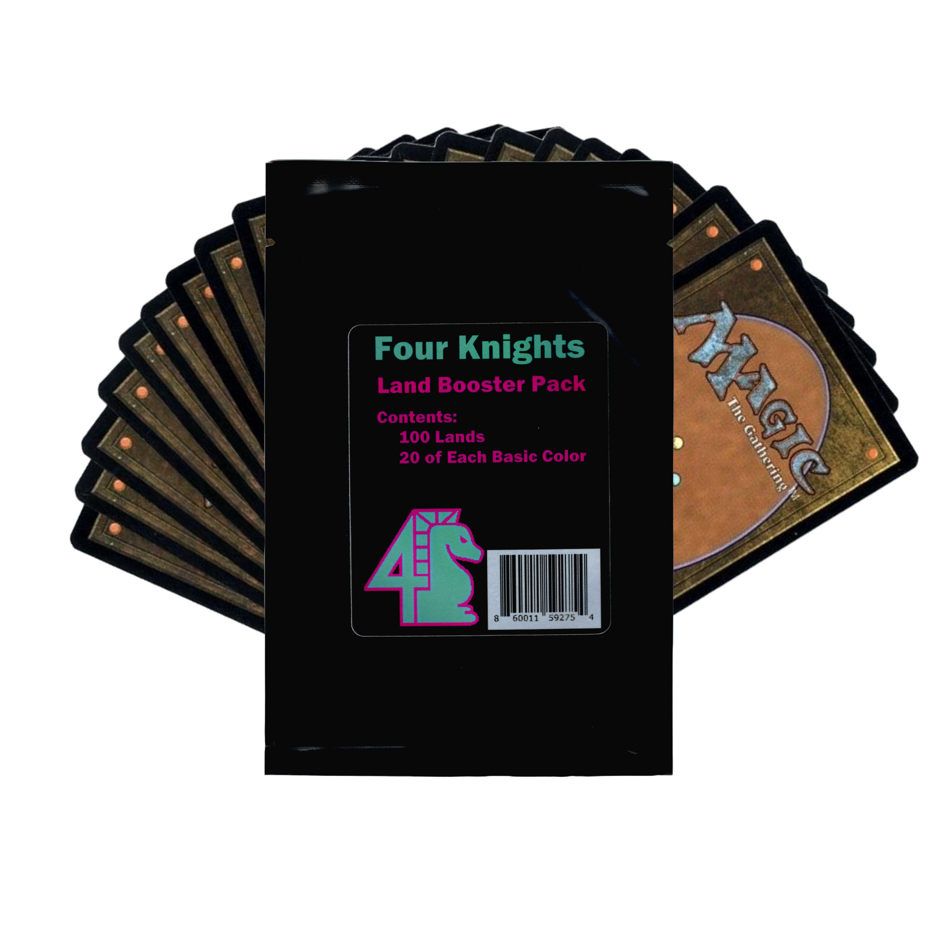 Magic The Gathering Land Pack - Four Knights