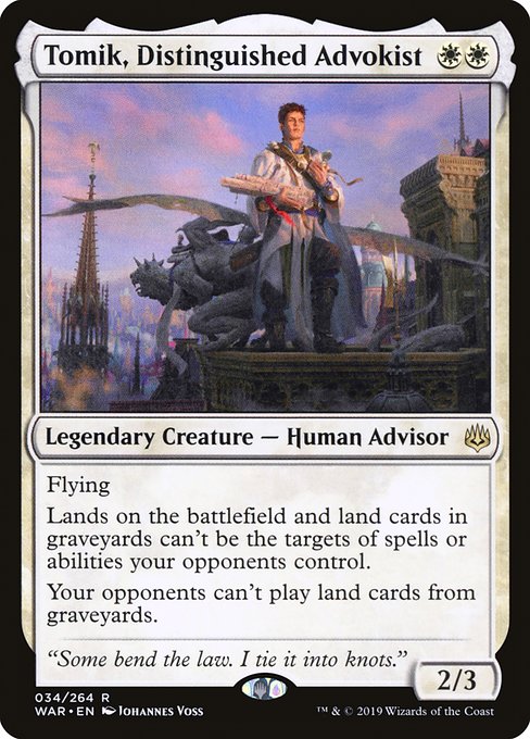 Tomik, Distinguished Advokist
