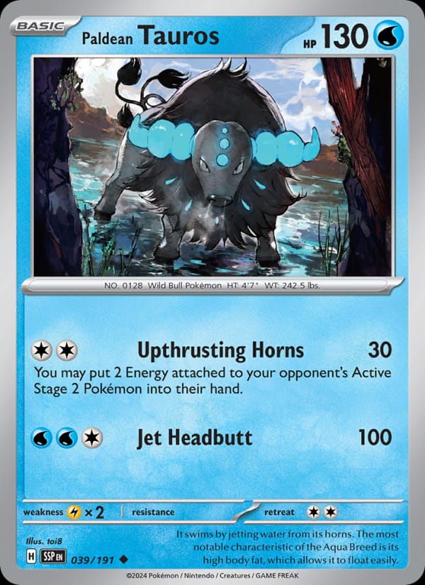 Paldean Tauros - 039/191