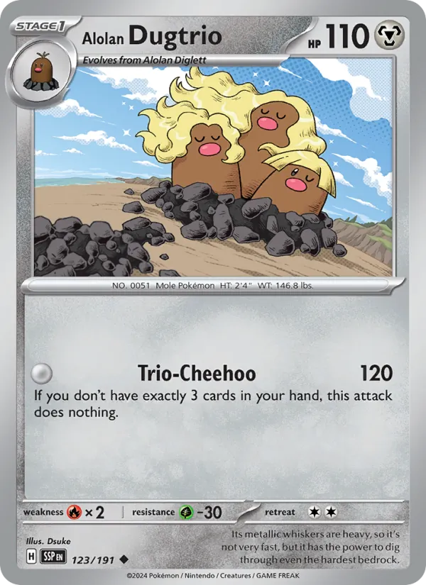 Alolan Dugtrio - 123/191