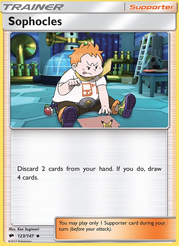 Sophocles - SM - Burning Shadows #123/147 - Reverse Holo
