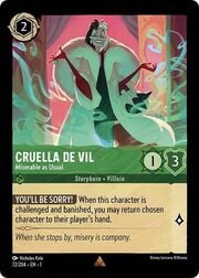 Cruella De Vil - Miserable as Usual